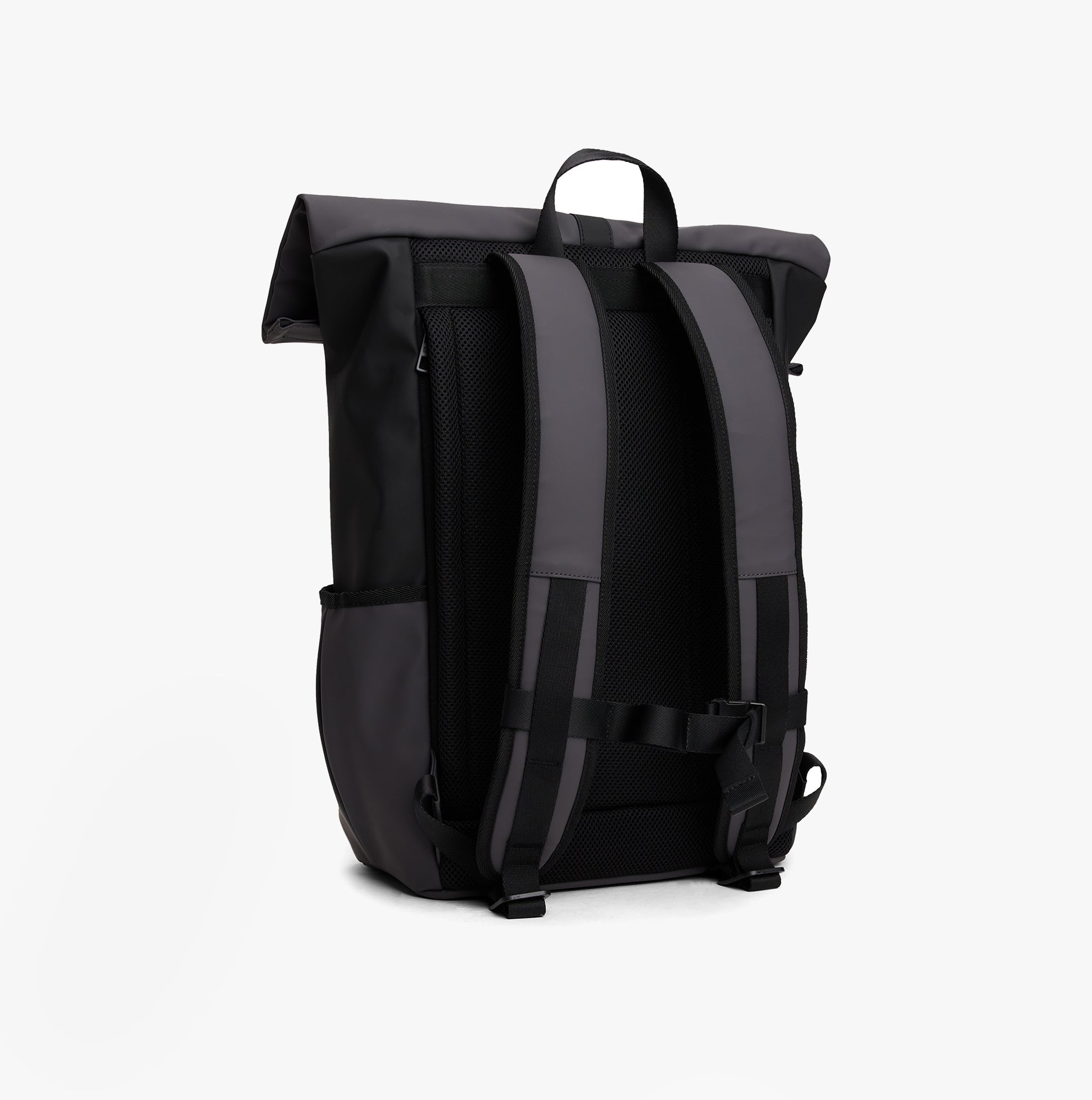 Tommy Hilfiger Mens Roll Top Backpack Charcoal Gray