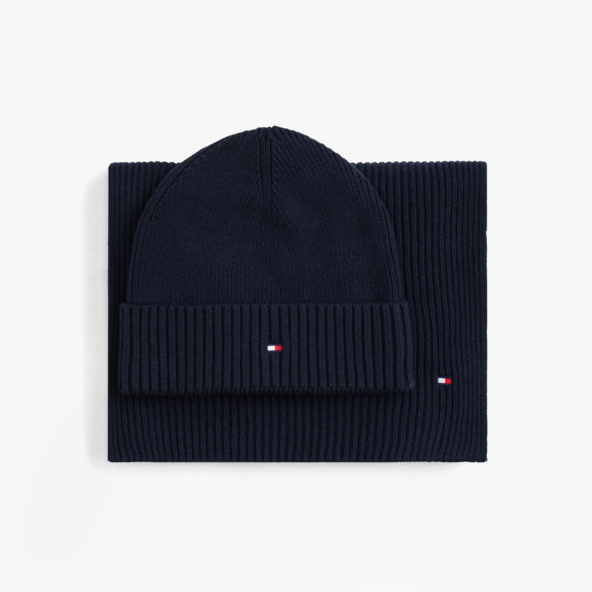 Tommy Hilfiger AM0AM13807 TH FLAG BEANIE & SCA Mens Beanie Space Bluee