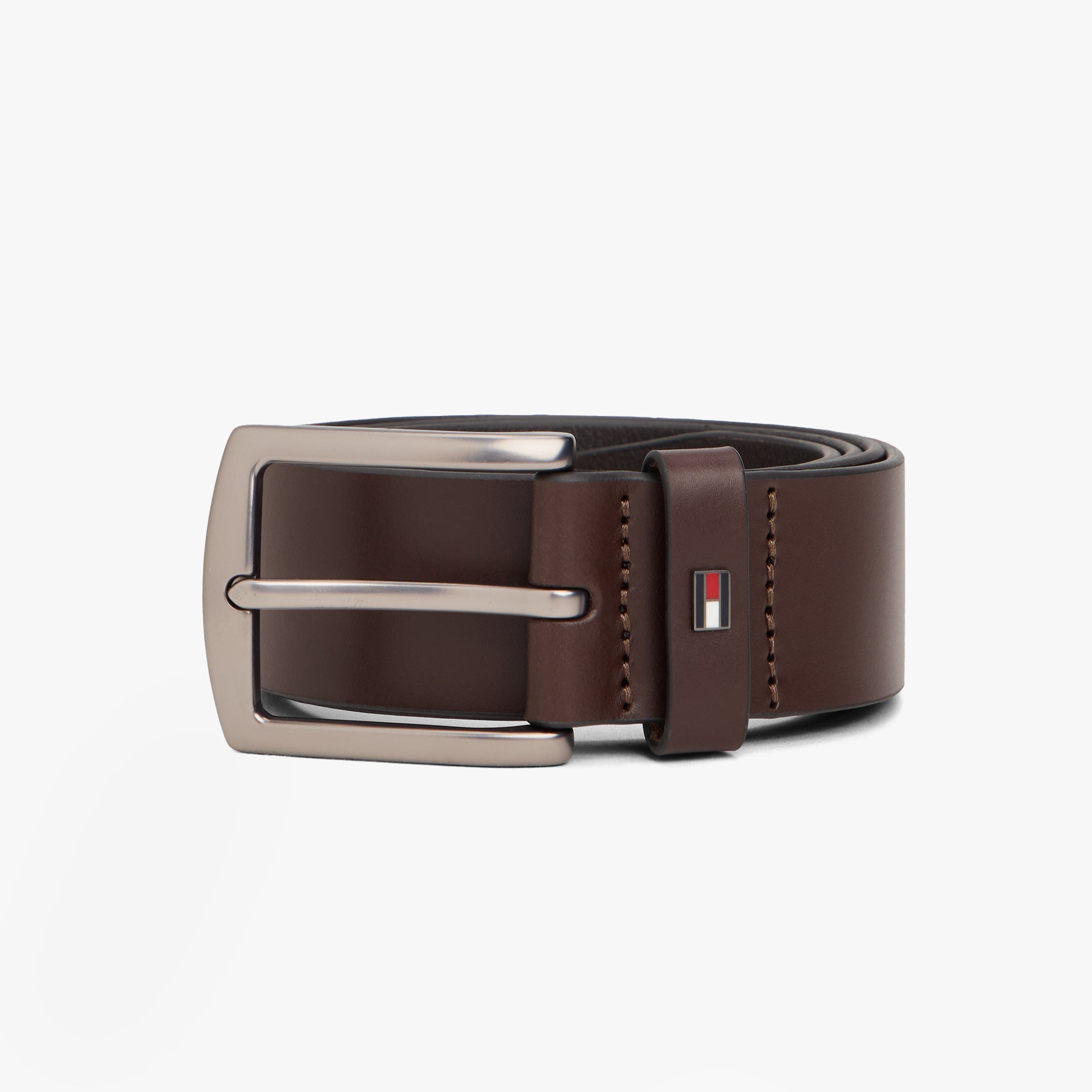 Tommy Hilfiger DENTON Leather Belt Gift Box Brown