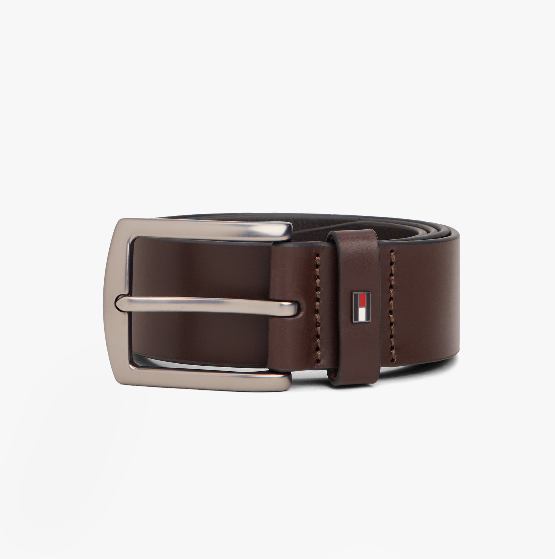 Tommy Hilfiger DENTON Leather Belt Gift Box Brown