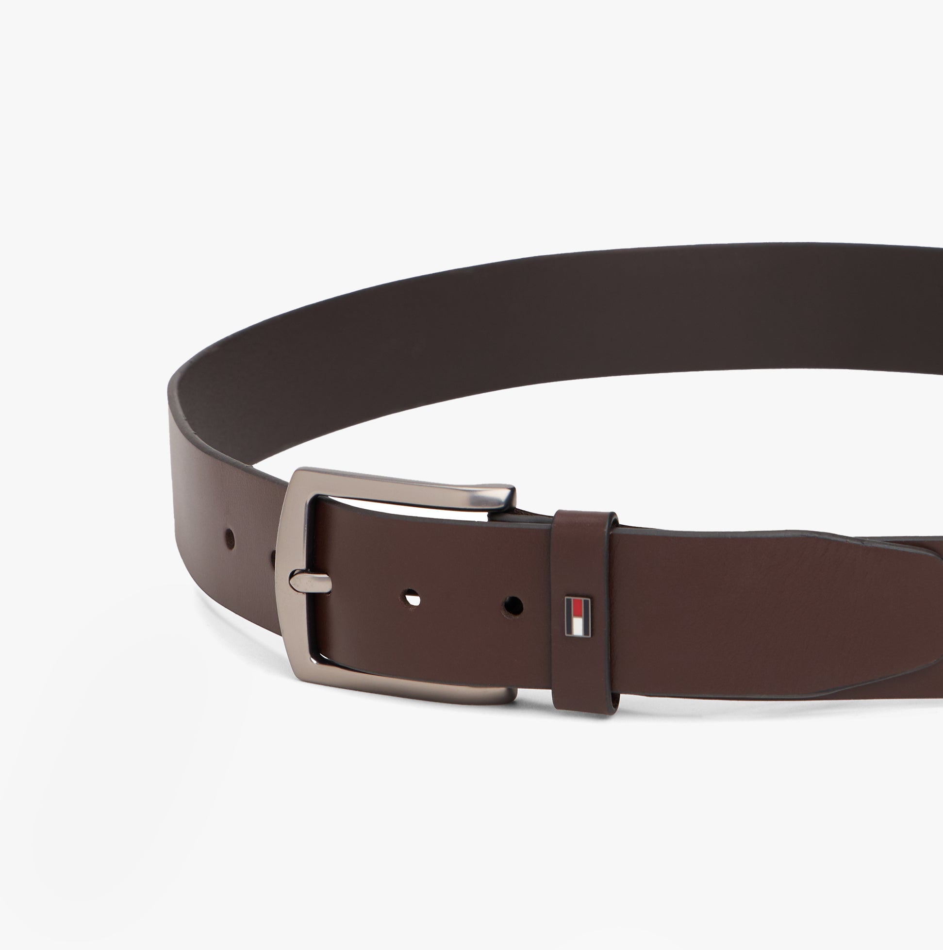 Tommy Hilfiger DENTON Leather Belt Gift Box Brown