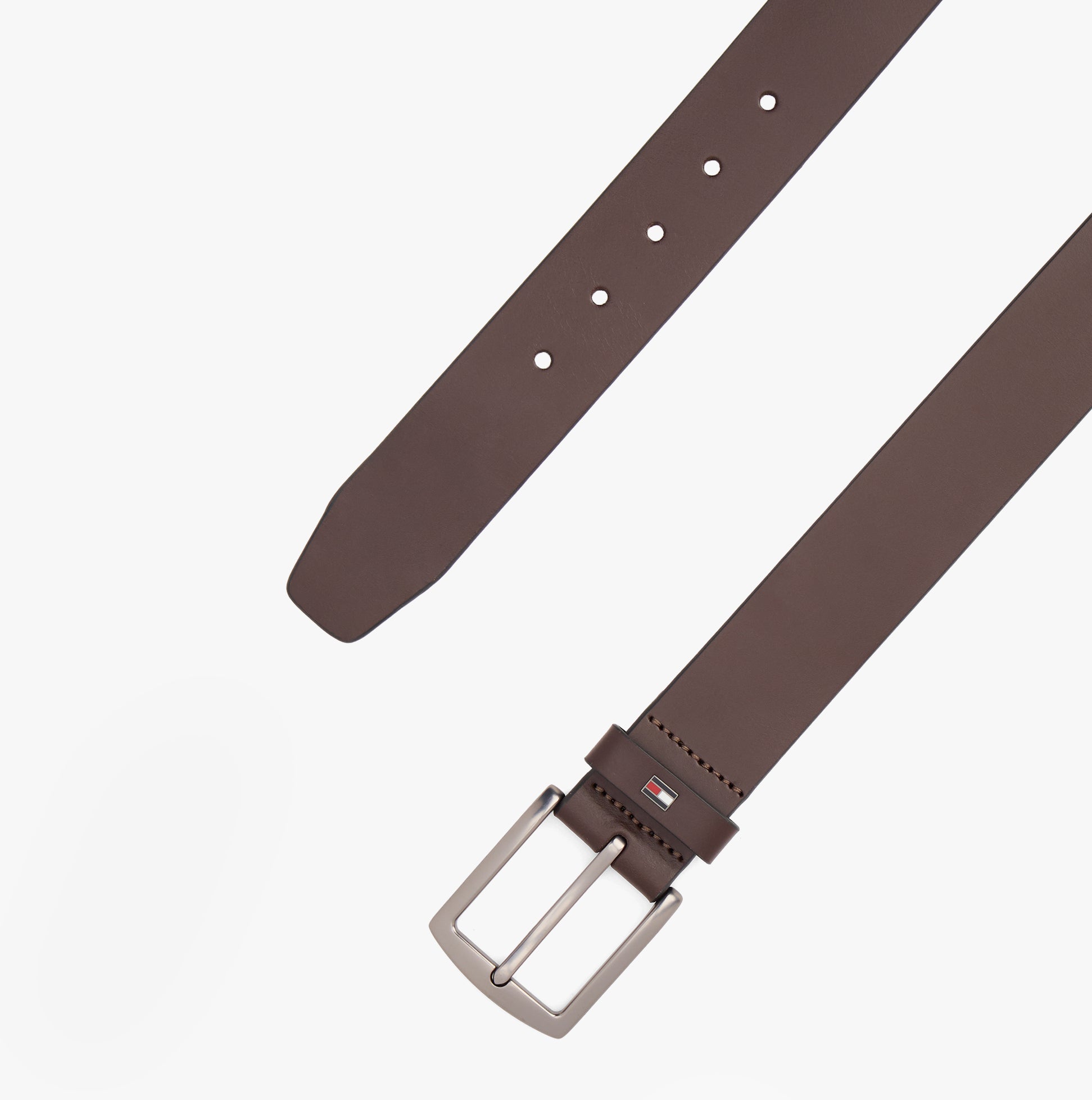 Tommy Hilfiger DENTON Leather Belt Gift Box Brown