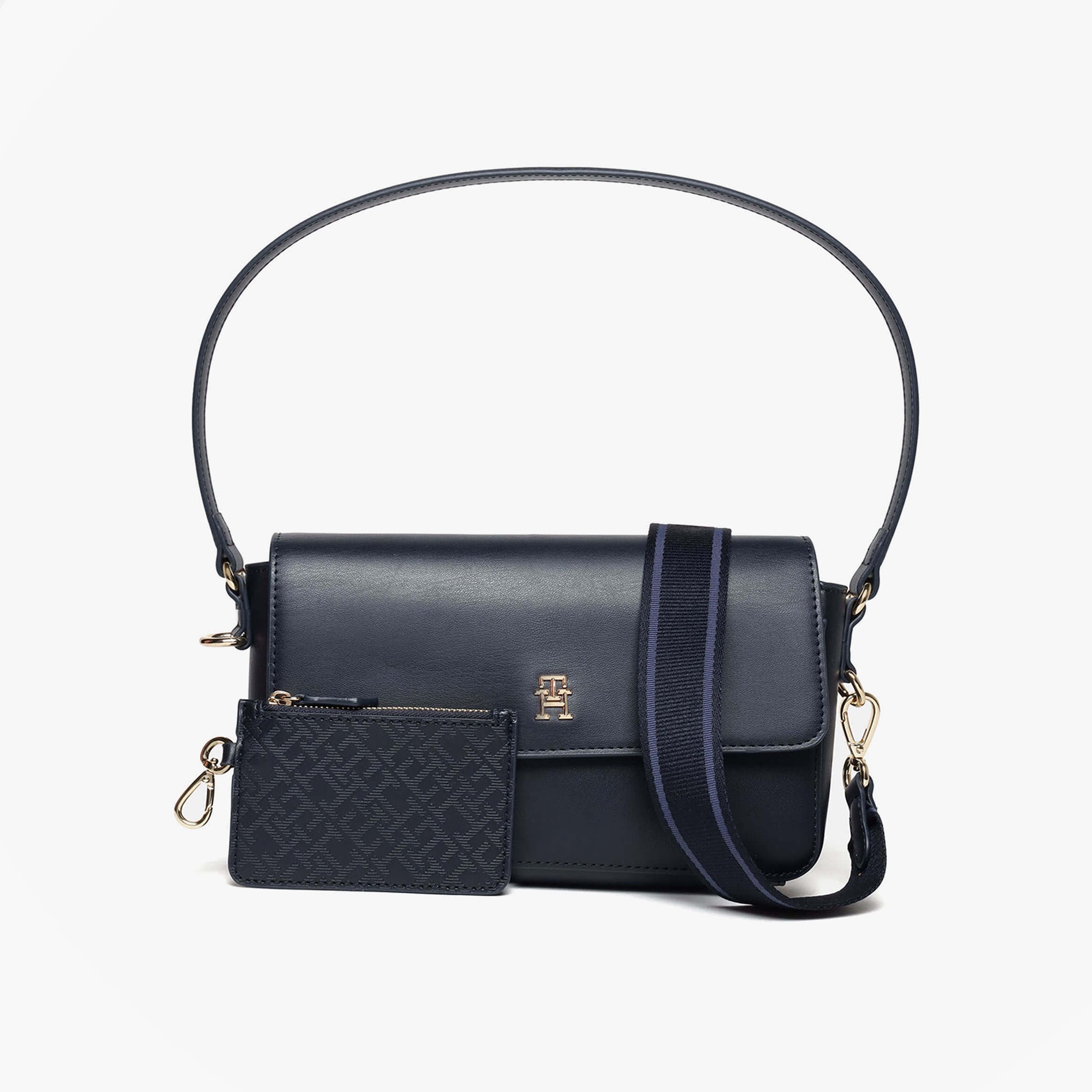 Tommy Hilfiger CONVERTIBLE Womens Crossbody Bag Space Blue