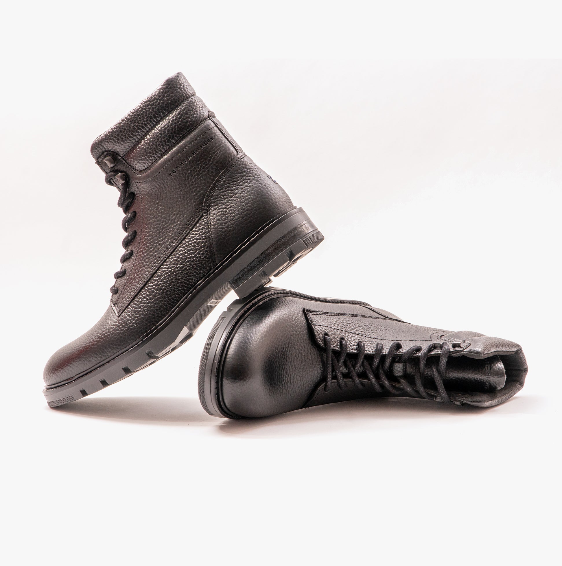 Tommy Hilfiger WARM PADDED HILFIGER LTH Mens Boots Black