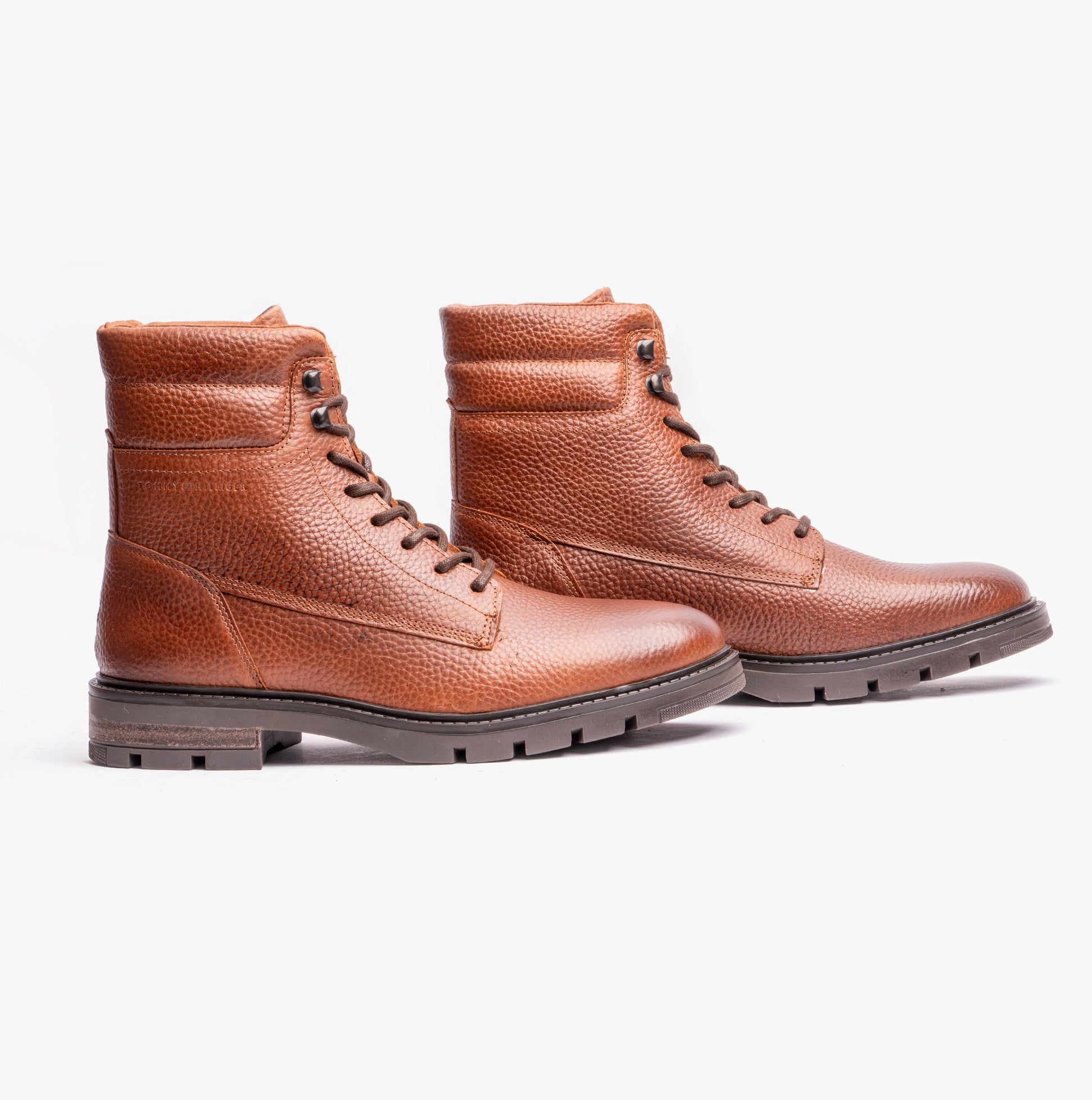 Tommy Hilfiger WARM PADDED HILFIGER LTH Mens Boots Winter Cognac