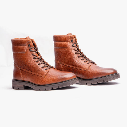 Tommy Hilfiger WARM PADDED HILFIGER LTH Mens Boots Winter Cognac