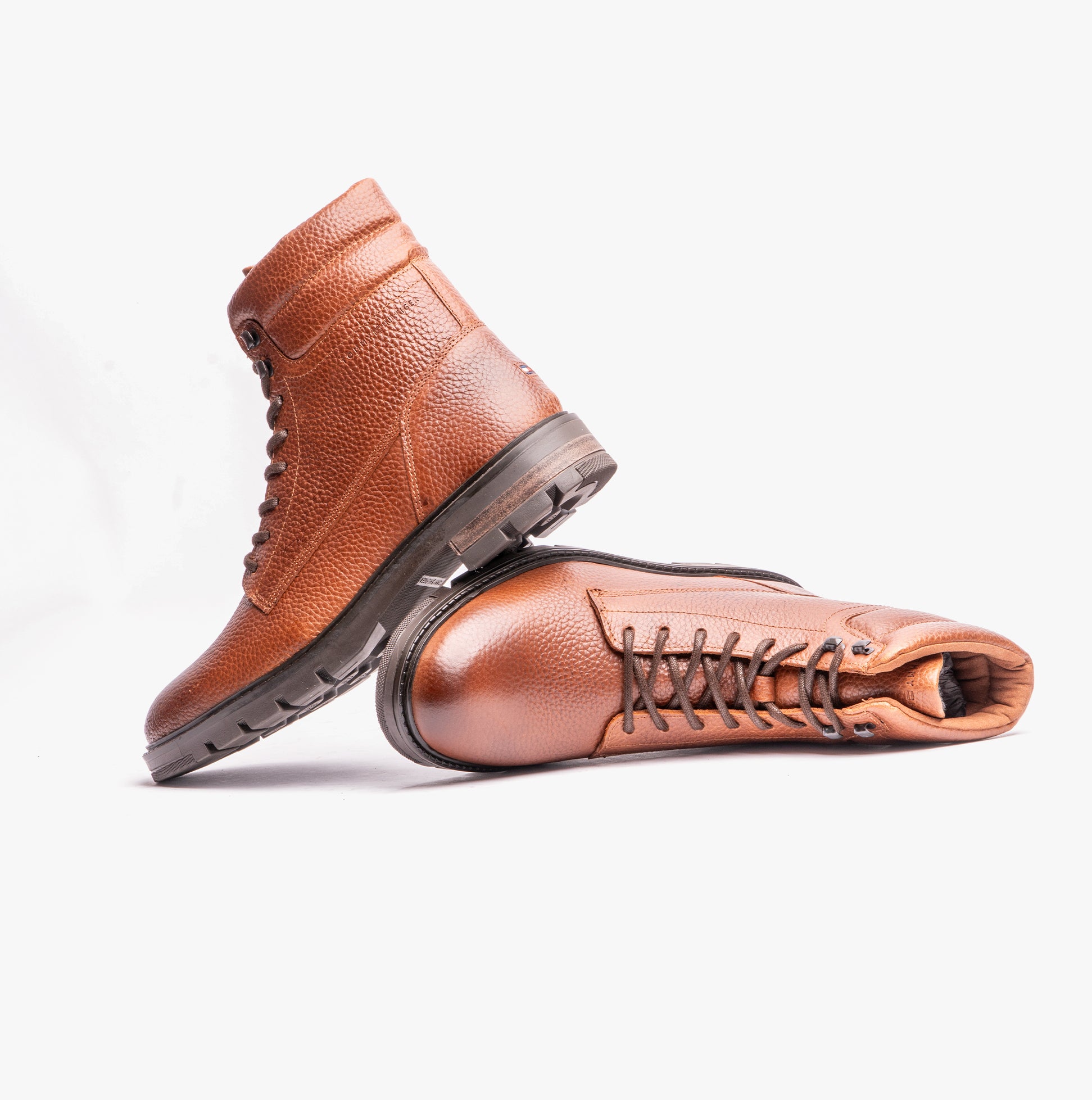 Tommy Hilfiger WARM PADDED HILFIGER LTH Mens Boots Winter Cognac