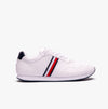 Tommy Hilfiger CORE LO RUNNER PU LTH Mens Trainers White/Rwb