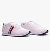 Tommy Hilfiger CORE LO RUNNER PU LTH Mens Trainers White/Rwb