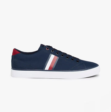 Tommy Hilfiger HI LOW STRIP Mens Trainers Desert Sky