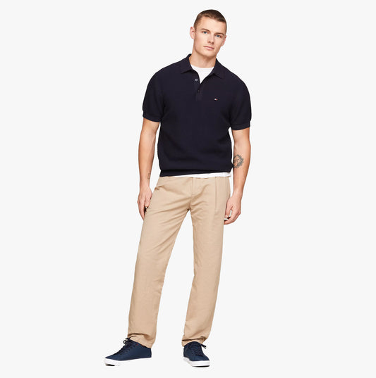 Tommy Hilfiger HI LOW STRIP Mens Trainers Desert Sky