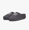 Tommy Hilfiger FLAG WARM FELT HOUSE Mens Mule Slippers Dark Ash