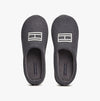 Tommy Hilfiger FLAG WARM FELT HOUSE Mens Mule Slippers Dark Ash