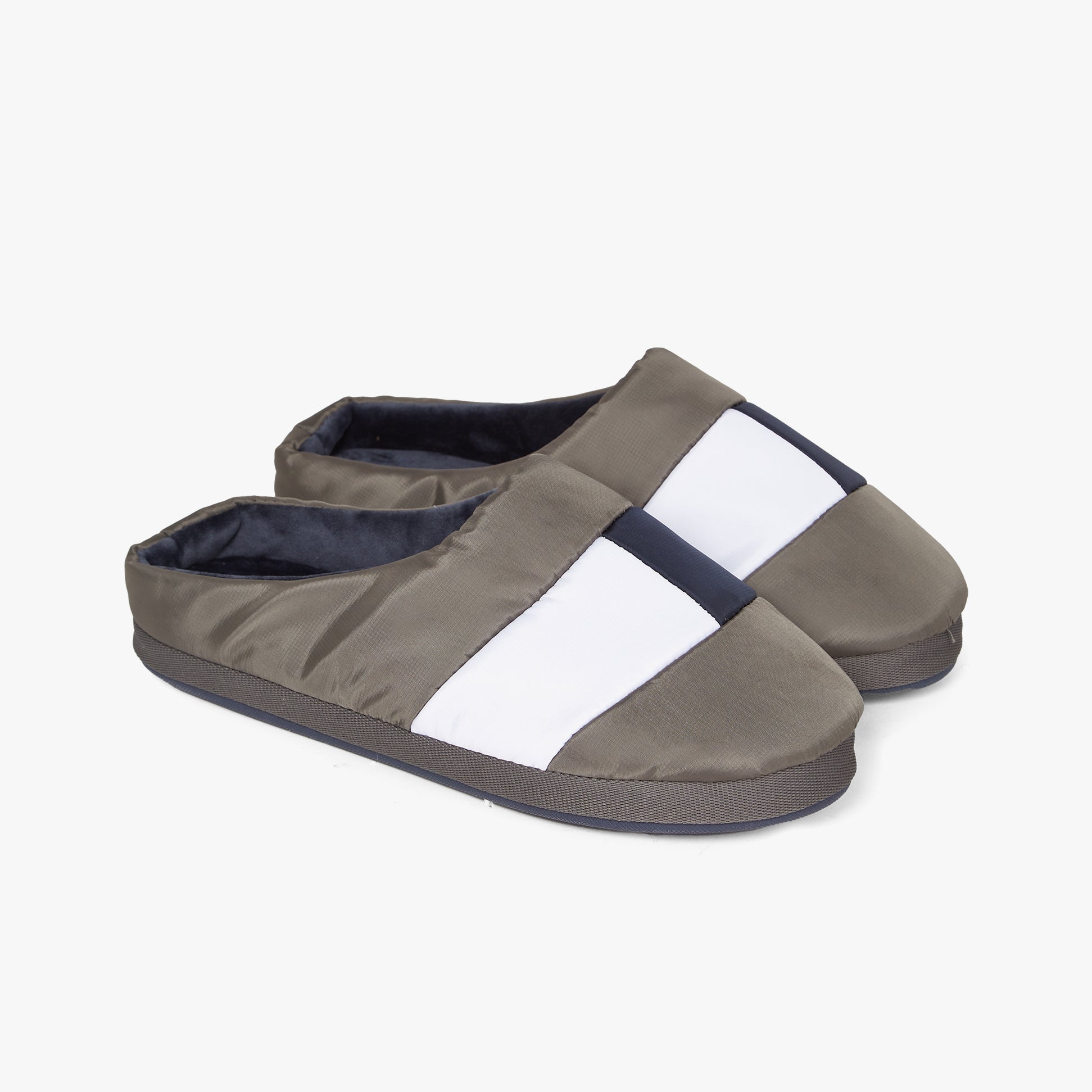 Tommy Hilfiger NYLON FLAG Mens Loafers Shady Stone