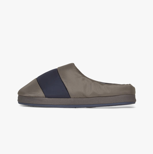 Tommy Hilfiger NYLON FLAG Mens Mule Slippers Shady Stone