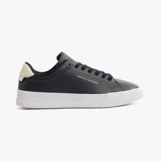 Tommy Hilfiger LOGO COURT Mens Trainers Desert Sky