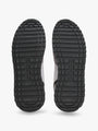 Tommy Hilfiger NEW RUNNER EVA MIX Mens Trainers Grey Whisper shoe sole view showcasing rubber outsole details.