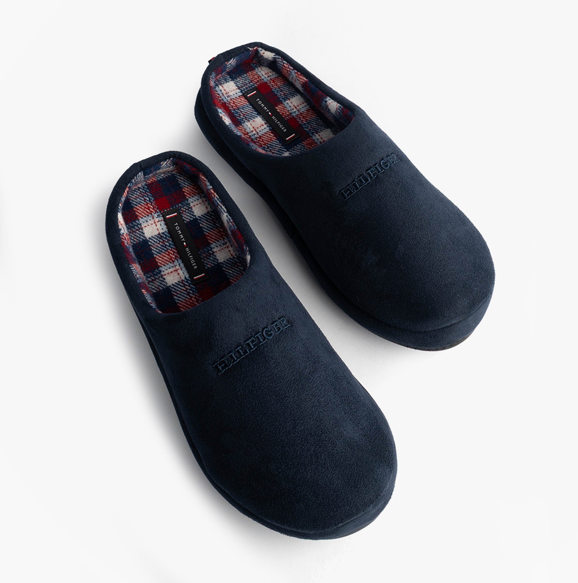 Tommy Hilfiger HILFIGER M SDE CHECK Mens House Slippers Desert Sky