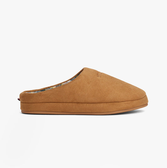 Tommy Hilfiger HILFIGER M SDE CHECK Mens House Slippers Desert Khaki