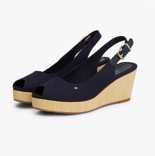 Tommy Hilfiger ICONIC ELBA SLING Womens Espadrilles Space Blue