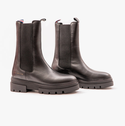 Tommy Hilfiger MONOCHROMATIC Womens Boots Black