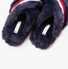 Tommy Hilfiger FUR CROSS STRAP HOME  Womens Slippers Space Blue