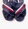 Tommy Hilfiger FUR CROSS STRAP HOME  Womens Slippers Space Blue