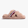 Tommy Hilfiger FUR CROSS STRAP HOME  Womens Slippers Merino