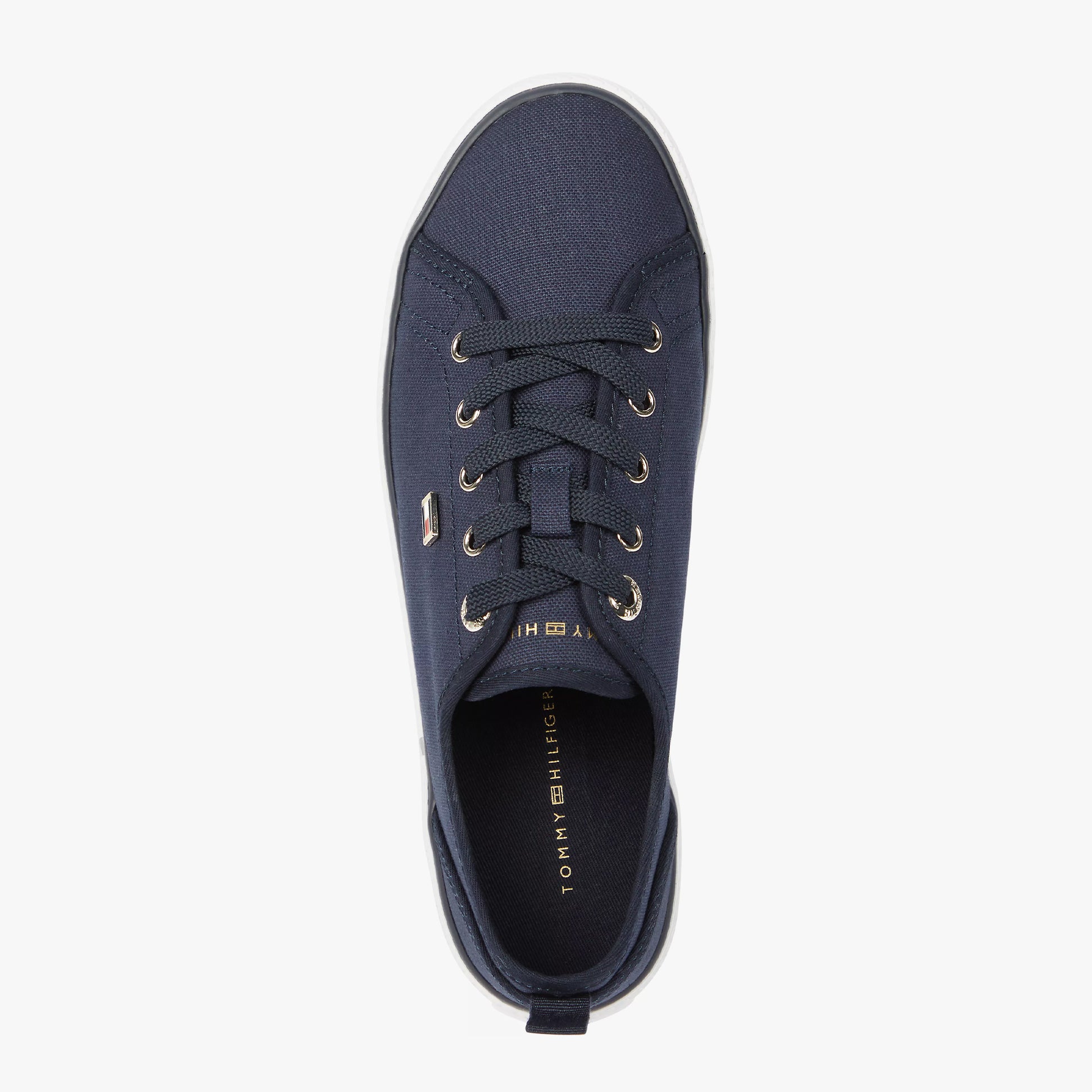 Tommy Hilfiger CANVAS SNEAKER Womens Sneakers Space Blue