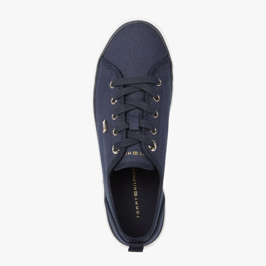 Tommy Hilfiger CANVAS SNEAKER Womens Sneakers Space Blue
