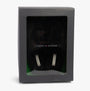 Tommy Hilfiger COMFORT HOME SLIP Womens Slippers Black in gift box front view with transparent window.