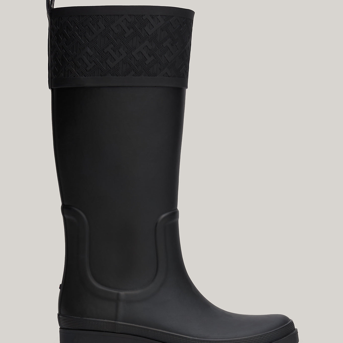 Tommy Hilfiger RUBBER Womens Long Boots Black