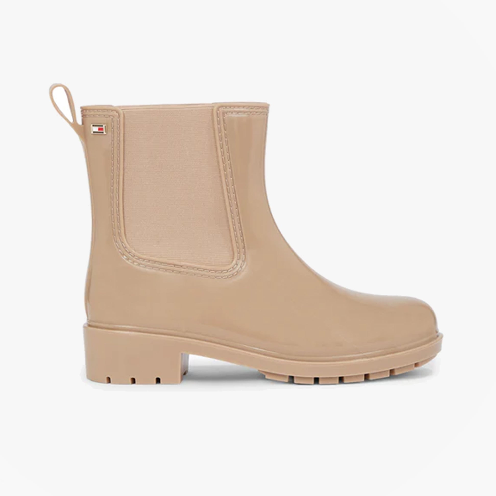 Tommy Hilfiger FLAG Womens Rainboots Beige