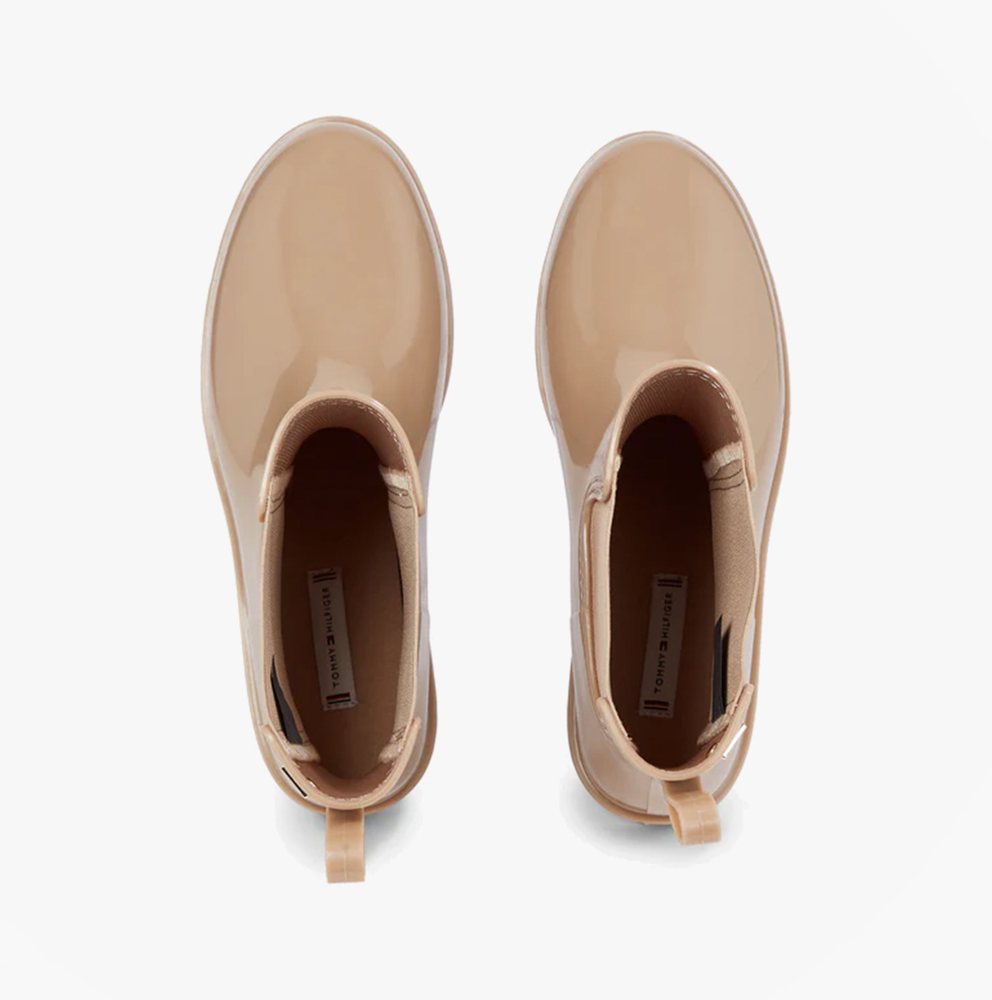 Tommy Hilfiger FLAG Womens Rainboots Beige