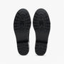 Tommy Hilfiger FLAG Womens Rainboots Black bottom view, featuring a textured TPR sole and brand logo.