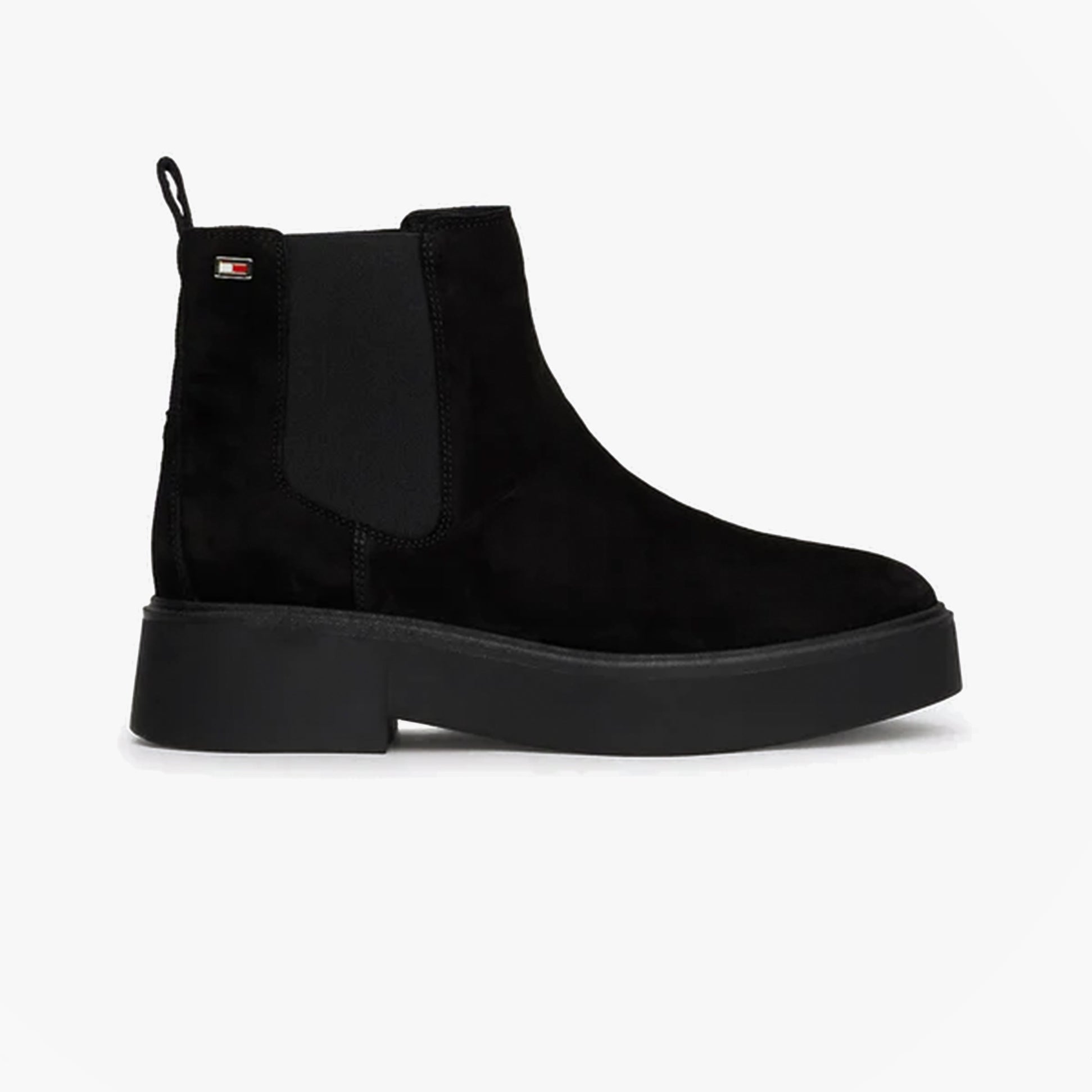 Tommy Hilfiger MINIMAL SUEDE Womens Chelsea Boots Black