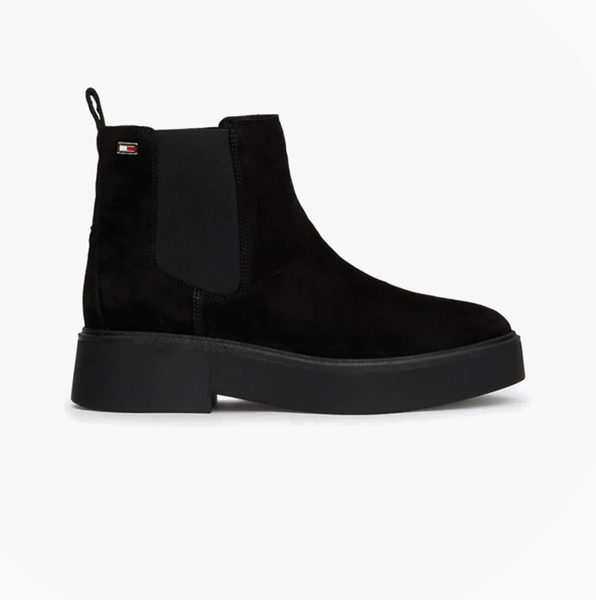 Tommy Hilfiger MINIMAL SUEDE Womens Chelsea Boots Black