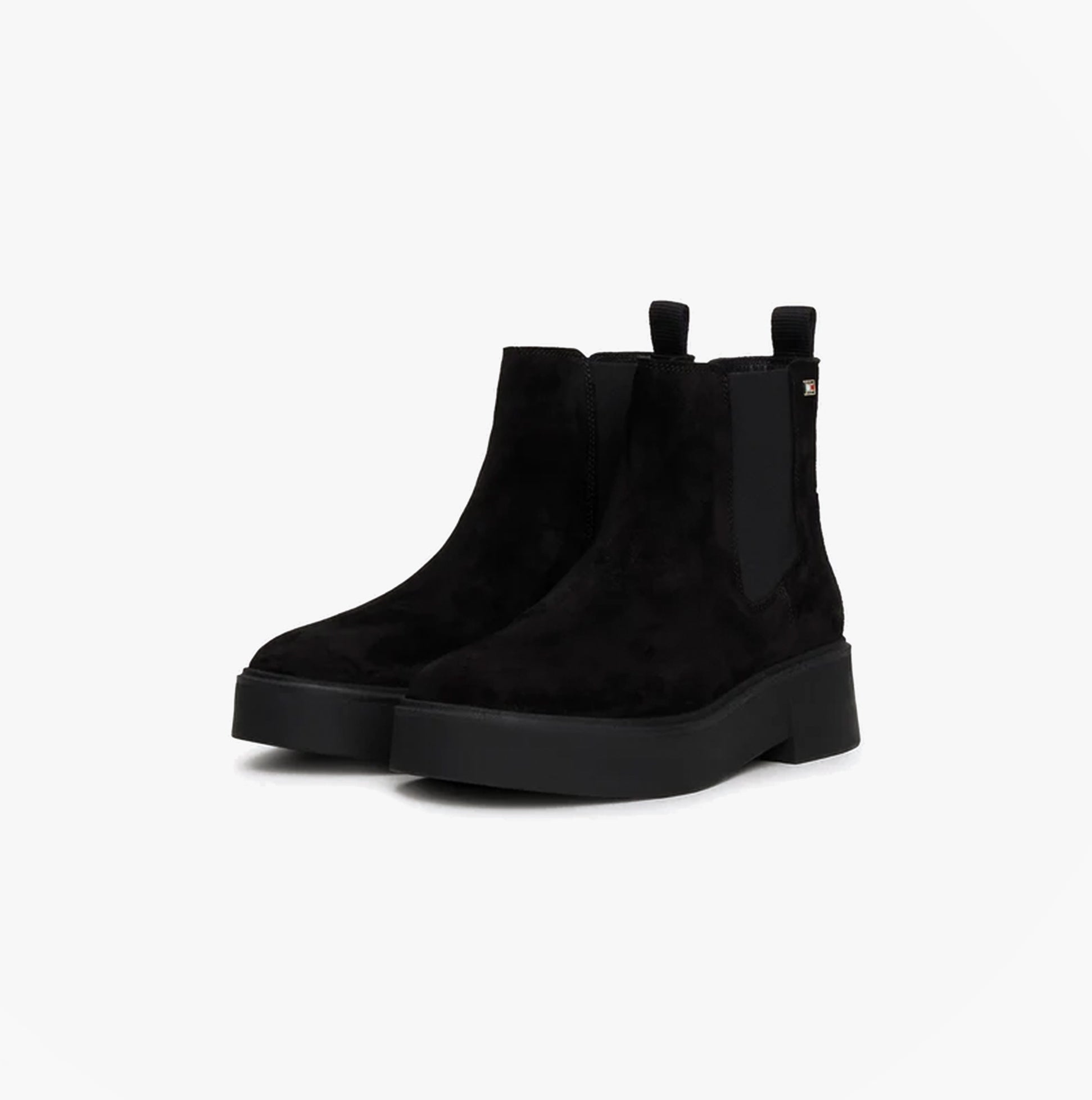 Tommy Hilfiger MINIMAL SUEDE Womens Chelsea Boots Black