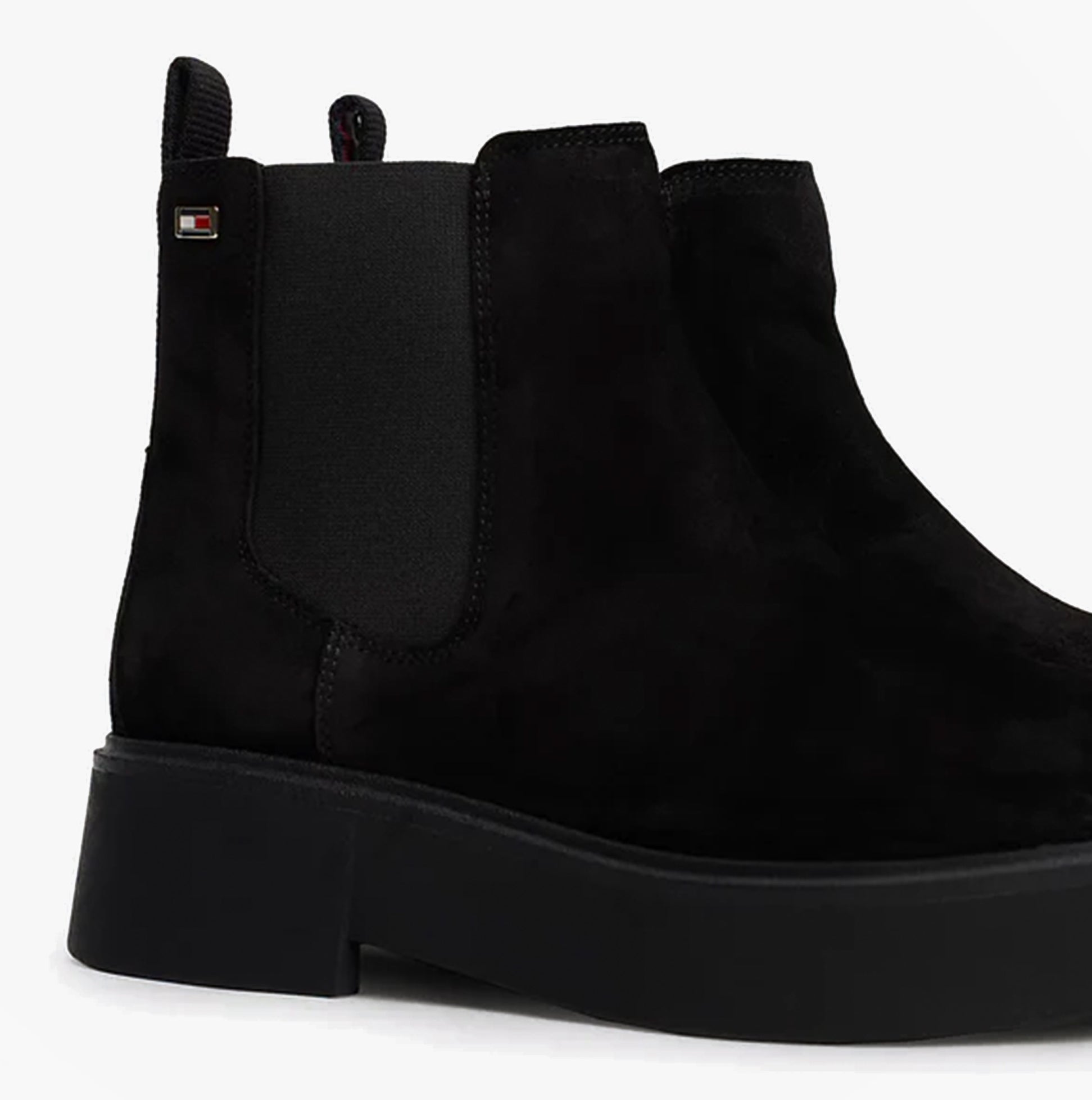 Tommy Hilfiger MINIMAL SUEDE Womens Chelsea Boots Black