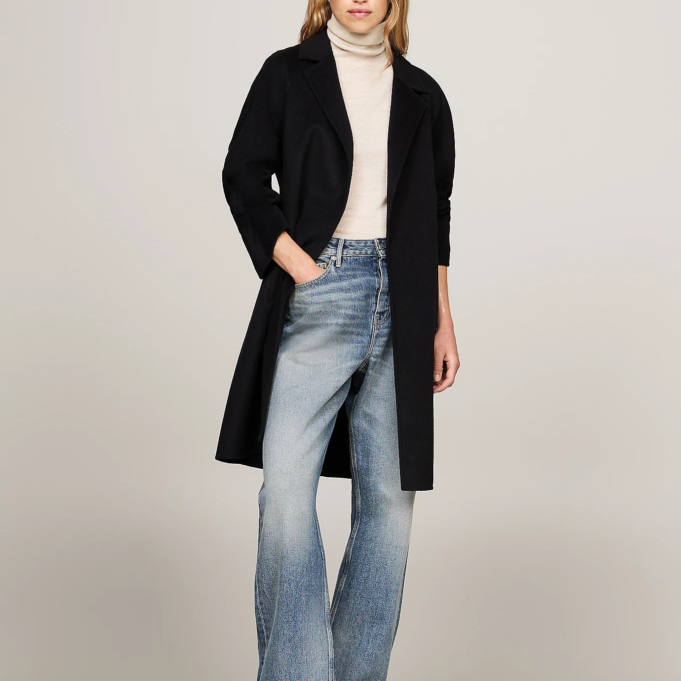 Tommy Hilfiger MINIMAL SUEDE Womens Chelsea Boots Black