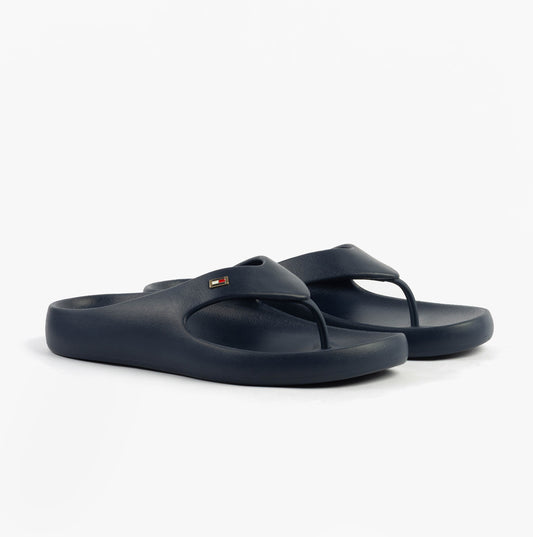 Tommy Hilfiger ENAMEL FLAG CONTOURED Womens Sandals Space Blue