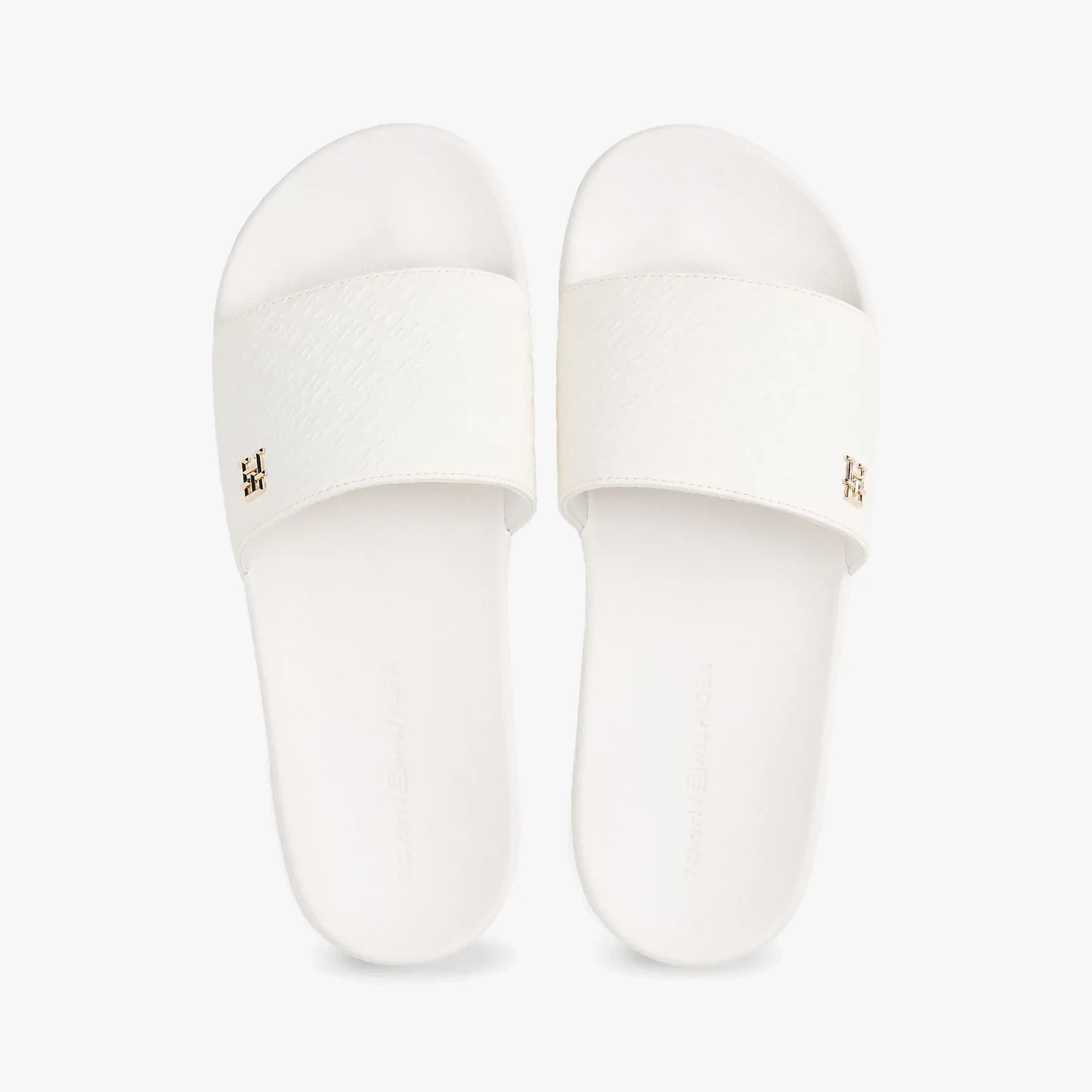 Tommy Hilfiger MONOGRAM POOLSIDE Womens Sliders White