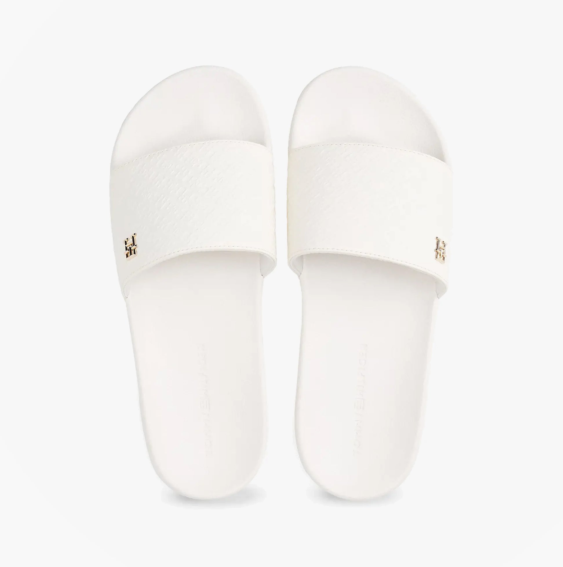 Tommy Hilfiger MONOGRAM POOLSIDE Womens Sliders White
