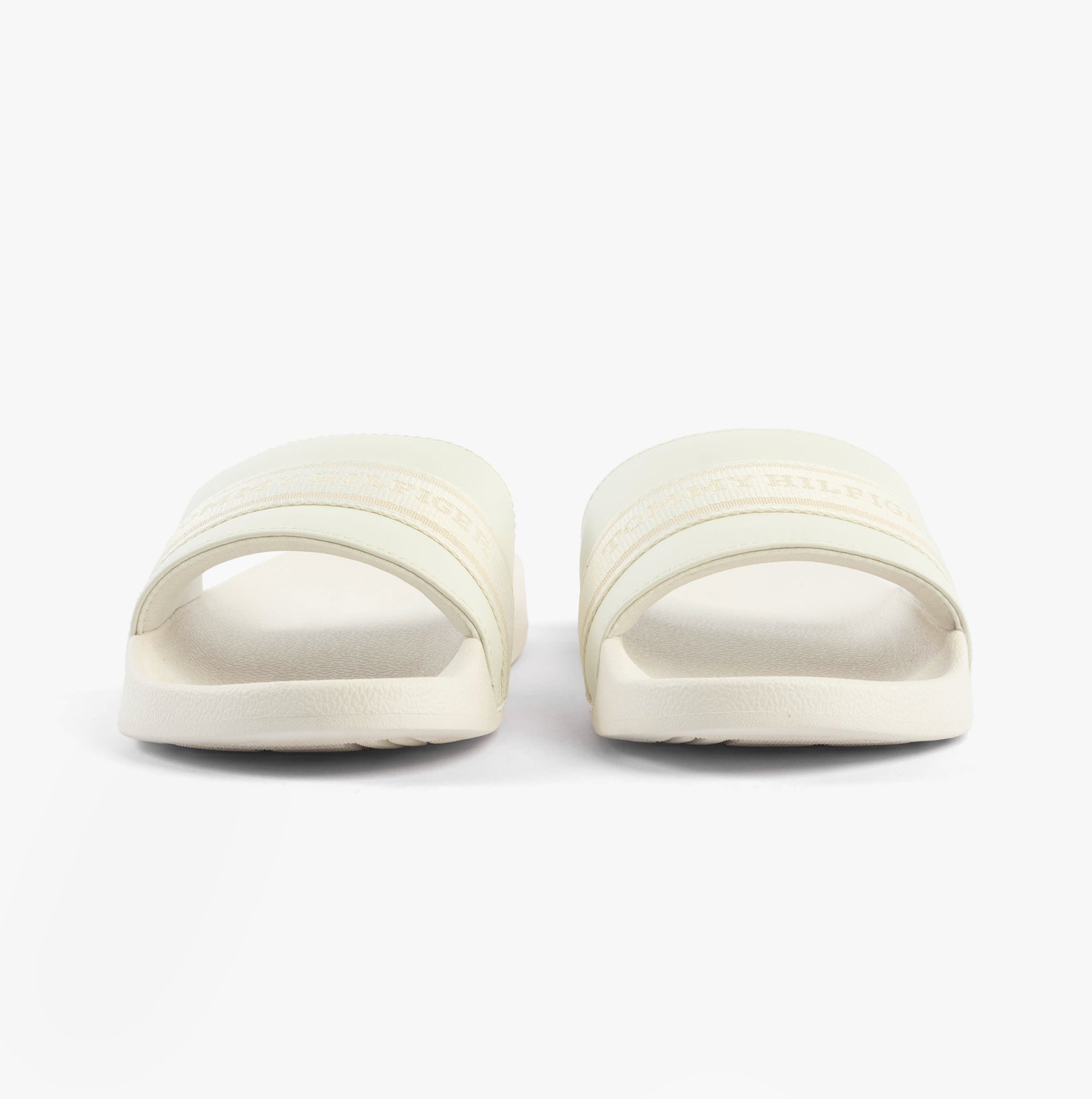 Tommy Hilfiger LOGO WEBBING Womens Slides Ecru