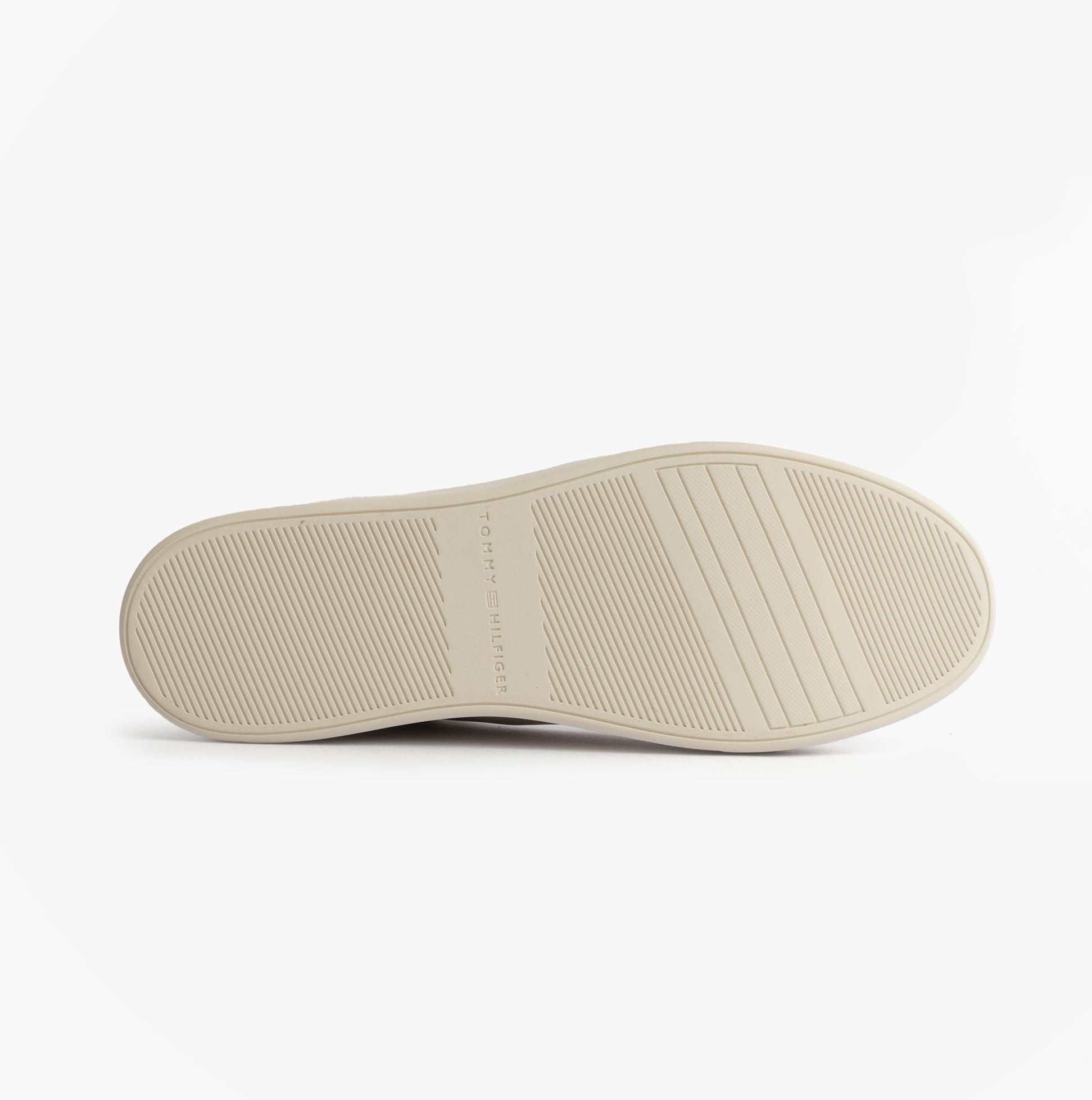 Tommy Hilfiger ELEVATED COURT SNEAK Womens Court Trainers Trainers Ancient White