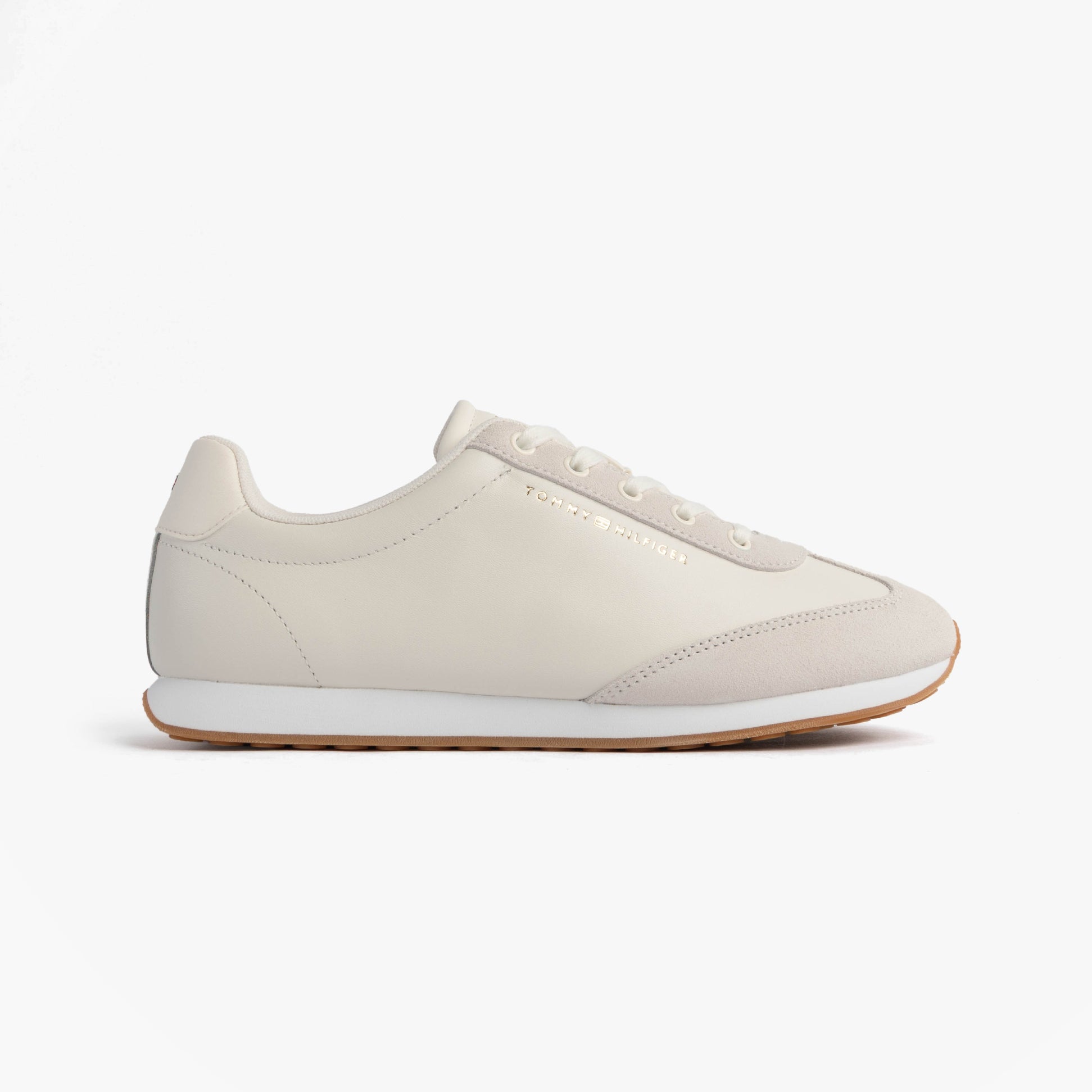 Tommy Hilfiger HERITAGE FASHION RUN Womens Trainers Ancient White