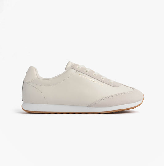 Tommy Hilfiger HERITAGE FASHION RUN Womens Trainers Ancient White