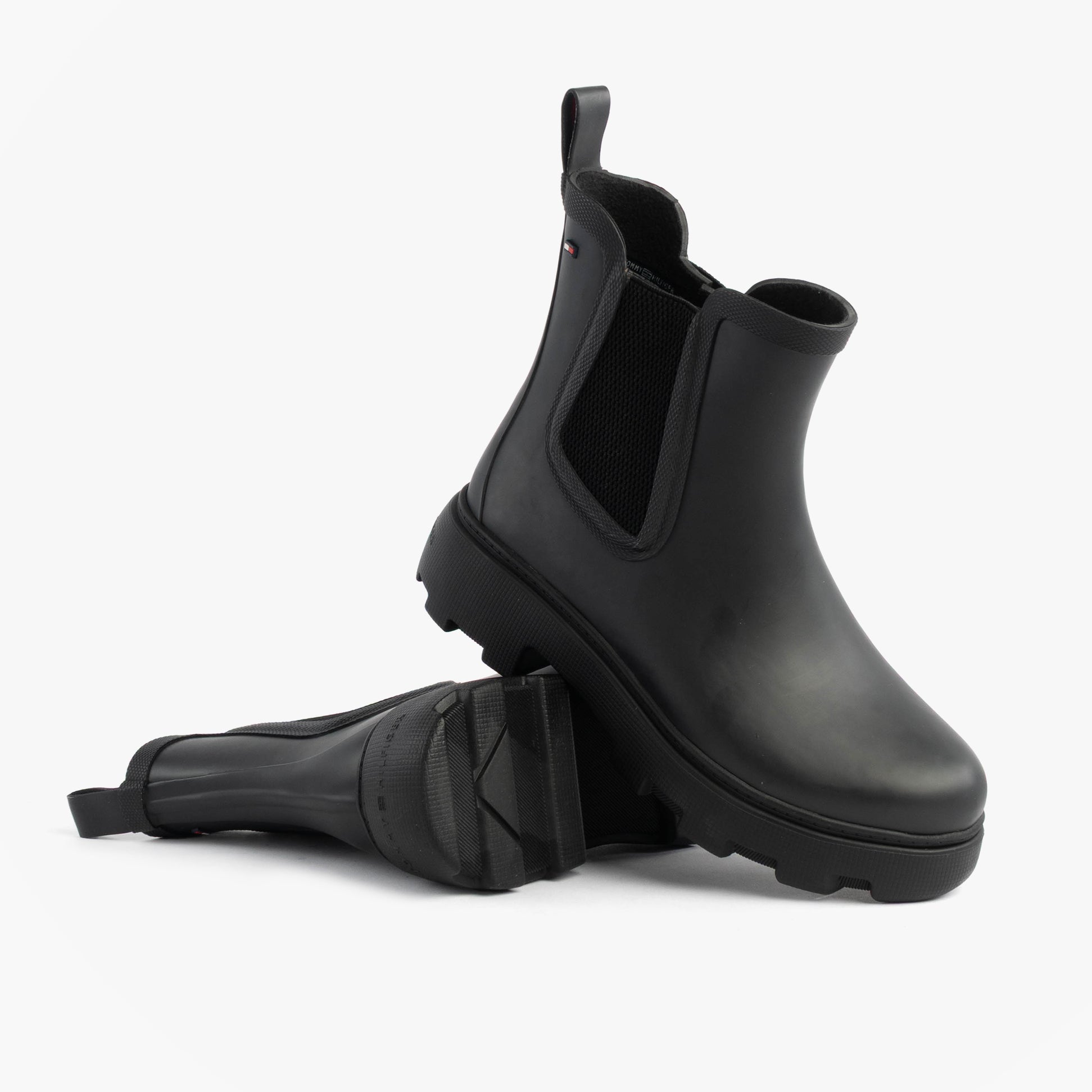 Tommy Hilfiger ANKLE RAINBOOT Womens Boots Black