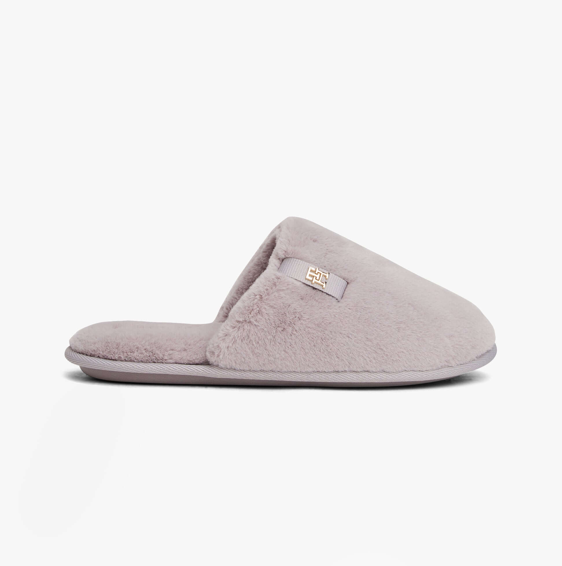 Tommy Hilfiger TH FAUX FUR HOUSE SH Womens Slippers Lilac Dusk