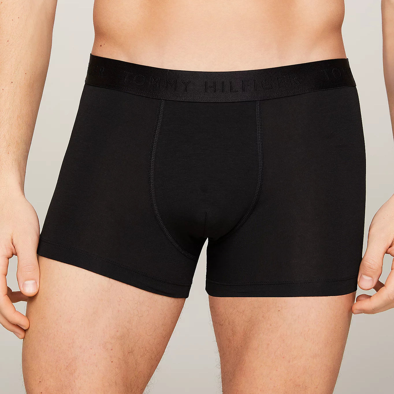Tommy Hilfiger EVERYDAY LUXE Mens  3 -Pack Trunks Black